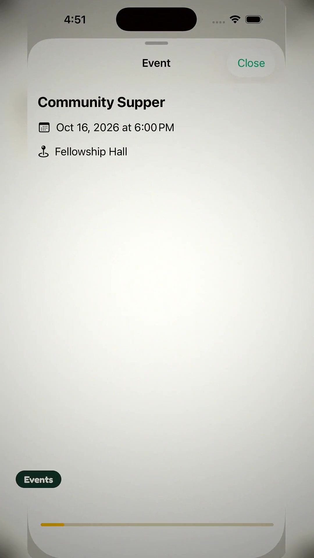 Quick preview in SuperChurch